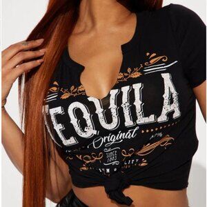 Fashion Nova - "Tequila" Baby Tee